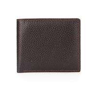ZHCHAO Portefeuille à Pince for, Sac à Langer Court décontracté, Portefeuille d'affaires(Brown)