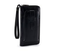 ZHCHAO Portefeuille for, Sac à Main Multifonctionnel, Tendance et personnalisé, Longue Fermeture éclair, antivol, Pince à Billets for