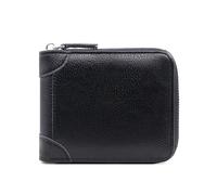ZHCHAO Portefeuille Homme Chaîne Chaîne Multi-Cartes Pince À Billets Courte 30% De Réduction(Svart)