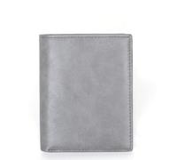 ZHCHAO Portefeuille Multi-usages, Sac Vertical Multi-Cartes for pièces de Monnaie, Pince à Billets, Sac for Cartes(Gray)