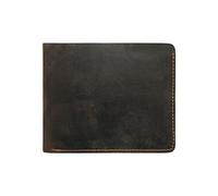 ZHCHAO Portefeuille Vintage for, Couche supérieure en Cuir de Vache, Pince à Billets Courte Horizontale, pli