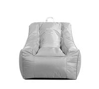 ZHCHAO Pouf Upportive avec Poche Gris Clair, Pouf Pliant extérieur inclinable Portable Housse de siège for Adultes Uniquement