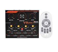 ZHCHAO Professional Audio Mixer Audio Carte Son Externe Casque Microphone Webcast Divertissement Streamer Live Sound Card