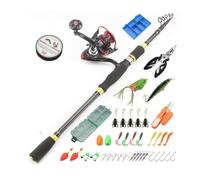 ZHCHAO Roue Spinning Ligne de Pêche Rétrécissement Carbone Route Subbait Combinaison Équipement de Pêche (Taille : A_2.4m)
