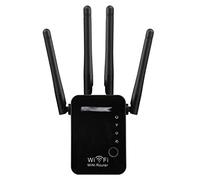ZHCHAO Routeur sans Fil Répéteur Accès Mini Point Mode Antennes Booster 2.4G Amplificateur Signal à Longue portée Extender(Color:Svart)