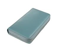 ZHCHAO Sac à Cartes Long en Orgue, Sac à Passeport, Sac à l'épreuve des Cartes de crédit, Portefeuille Multifonctionnel élégant, Porte-Passeport
