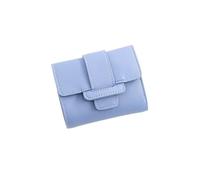 ZHCHAO Sac à Main Court à Trois Volets for Femmes, avec Changement d'identité, Porte-Monnaie à Trois Volets, Sac Court(Kl-Bleu)