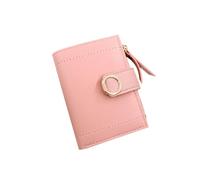 ZHCHAO Sac à Main Court zippé for Femme, Sac de Maintien for Carte de crédit, Sac for Carte d'identité, Sac Court for Femme(Roze)