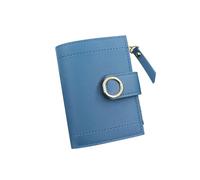 ZHCHAO Sac à Main Court zippé for Femme, Sac de Maintien for Carte de crédit, Sac for Carte d'identité, Sac Court for Femme(Kl-Bleu)