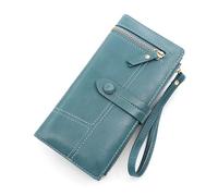 ZHCHAO Sac à Main Long à Fermeture éclair for Femmes, Porte-Monnaie Multi-Cartes de Grande capacité(Kl-Bleu)
