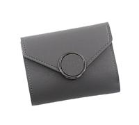 ZHCHAO Sac à Main Sac à Main Sac à Main généreux Dames Court Triple pli Portefeuille Carte(Gray)