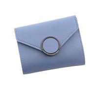 ZHCHAO Sac à Main Sac à Main Sac à Main généreux Dames Court Triple pli Portefeuille Carte(Kl-Bleu)