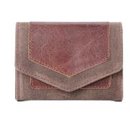 ZHCHAO Sac de ramassage Huile Cire Toile Peau de Vache Grande capacité Carte de crédit zéro Portefeuille Multi Fonctionnel(Rosso)