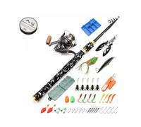 ZHCHAO Shrink Road Sub Rod Set Spinning Wheel Road Sub Bait Fishing Gear Combinaison Canne à pêche (Taille : A_2.7m)