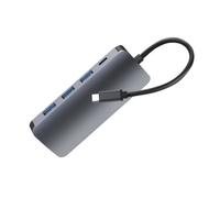 ZHCHAO Station d'accueil 3.0 Haute Vitesse for Ordinateur Portable, Disque Dur, Clavier et Souris, Hub, câble d'extension à 5