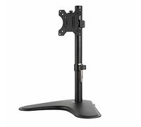 ZHCHAO Support de Moniteur de 10 à 32 Pouces Single 45 ° Tilt & 90 ° Swivel & 360 ° Rotation 75x75mm 100x100 Stand de Bureau