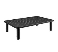 ZHCHAO Support de Moniteur de Bureau Riser 3 Support de Support de Moniteur réglable en Hauteur avec Plate-Forme de Refroidissement en Maille pour Ordinateur Portable PC