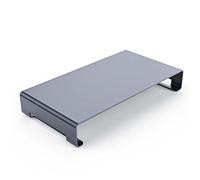 ZHCHAO Support de Moniteur en Aluminium Riser Ordinateur Support Universel pour Ordinateur Portable Support de Bureau en métal Organisateur pour PC Home Office(Gray)