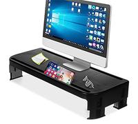 ZHCHAO Support de support d'ordinateur Portable réglable en Hauteur Support de support d'ordinateur Portable pour support de Moniteur de Colonne Montante d'écran d'ordinateur(Svart)