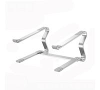 ZHCHAO Support de Support d'ordinateur Portable Suspendu en Alliage d'aluminium, Support de Dissipation Thermique, Stockage et Support de Clavier(Silver)
