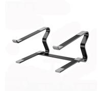 ZHCHAO Support de Support d'ordinateur Portable Suspendu en Alliage d'aluminium, Support de Dissipation Thermique, Stockage et Support de Clavier(Svart)