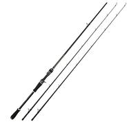 ZHCHAO Tige droite Luya Rod Carbon MH H Canne à pêche légèrement (Taille : B_2.13M)