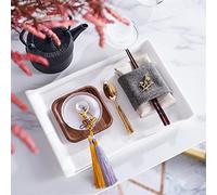 ZHCHAO Un ensemble de couverts occidental assiette serviette boucle combinaison décoration table décoration
