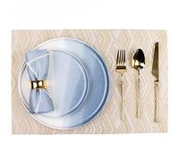 ZHCHAO Un ensemble de couverts pour la vaisselle, la vaisselle, la maison, la cuisine, la décoration de table, serviettes, sets de table