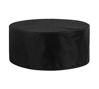 ZHCHL Housse Table De Jardin Ronde 140 * 110cm, Mobilier De Jardin Exterieur Tissu Oxford Imperméable Au Vent Iimperméable Housse De Meuble Housse, pour Meuble De Jardin