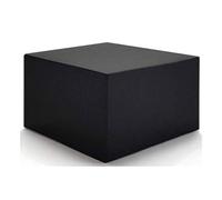 ZHCHL Housse Table Jardin Carrée 120x120x85cm, Housse Table De Jardin Noir Tissu Oxford Imperméable Anti-UV Pour Extérieur, Terrasse