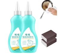 ZHCWEP 2Pcs Magic Gel Cleaner for Pots and Pans,Black Pot Bottom Cleaning Gel,Cleaner for Bottom of Pots and Pans,Gel Cleaner for Cookware Bottom,Stainless Steel Cleaner