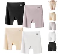 ZHCWEP Choosemuc Underwear,High-Waist & Butt-Lifting Ice Silk Panties,3-in-1 Panty Shorts,Invisible Seamless Design for Daily Wear (L,4Pcs)