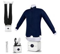 ZHDANB 1400W Défroisseur pour Vêtements, Séchage 360°sans Angles Morts, Chauffe à 50-70°C, sans Plis en 8 Minutes, Fer à Repasser Vapeur Pliable, pour Chemises,Pantalons,Chaussures 3in1