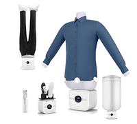 ZHDANB 1400W Machine à Repasser Rapide, Séchage 360°sans Angles Morts, Réglable en Temps et température, sans Plis en 8-10 Minutes, sèche-Linge de Voyage, pour Chemises,Pantalons,Chaussures 4in1