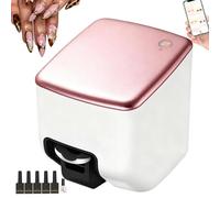 ZHDANB Imprimante à Ongles Professionnelle, Imprimante à Ongles Gel, 1000+ modèles, Imprimante à Ongles avec App, Imprimante à Ongles Électrique, pour la Maison, spas NP-200