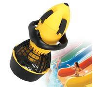 ZHDANB Scooter sous Marin 5.2 km/h Profondeur 20 m Autonomie 50 Min Scooter plongée apnée Moteur DC 500w pour Sports Nautiques plongée sous-Marine et Natation Yellow