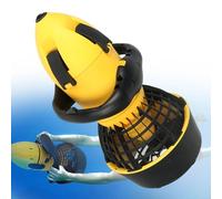 ZHDANB Scooter sous Marin Autonomie 50 Min 5.2 km/h Profondeur 20 m Scooter plongée apnée Moteur DC 500w pour Sports Nautiques plongée sous-Marine et Natation Yellow