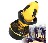 ZHDANB Scooter sous Marin Moteur DC 500w Scooter plongée apnée Autonomie 50 Min 5.2 km/h Profondeur 20 m pour Sports Nautiques plongée sous-Marine et Natation Yellow