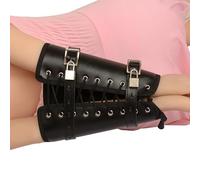 ZHDANBIN Ceinture en Cuir pour Femme Taille Harnais Ceinture Jarretières Lingerie de Jambe Accessoire de Carnaval Punk Cuir Coffre Chaîne de Collier en Cuir PU Réglable