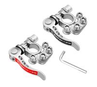 Zhdbchyuu 1 Pair 12V 24V Car Battery Terminals Top Post Wire Cable Clamp Quick Release Terminal Connectors Clip Screw Auto Parts