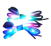 Zhdbchyuu 1 Set LED Shoelaces Light Up Shoe Laces 5 Colors Flashing Colorful Shoestrings for Night Running Party, Night Running