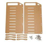 Zhdbchyuu 10 Layer Hard Disk Rack Hard Disk Cage Expansion Bracket 3.5 in Desktop Transparent Acrylic Hard Disk Box Rack Shelf