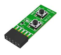 Zhdbchyuu 10 Pin Reset/Power on/Off Switch Motherboard Adapter Card for on/Off Testing Without Chassis for Desktop PC Computer