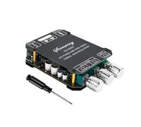 Zhdbchyuu -1002T 200W Mini Bluetooth 2.0 Audio Amplifier 100W+100W Hi-FI Stereo Power Amp AUX Adjustable Treble EQ Low Noise