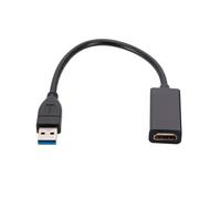 Zhdbchyuu 1080P HD USB 3.0 to -Compatible USB Converter Multi Display Graphic Video Adapter for PC Laptop Projector