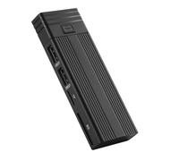 Zhdbchyuu 10Gbps Aluminum 5 in 1 USB C Hub M.2 NVMe NGFF SSD Enclosure NVMe Case Box SD TF Card Reader Type C HUB Dock