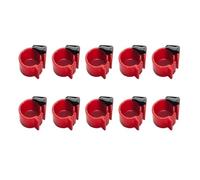 Zhdbchyuu 10Pcs 125KHz HT4186 Chip Ring Tag for Chiken Duck RFID Animal Foot Rings for Tracking Animal Management A