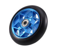 Zhdbchyuu 110mm Scooter Wheels Replacement Stunt Scooter Aluminum Wheel Hub Kick Scooter Accessories with Bearings Blue
