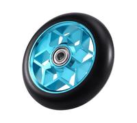 Zhdbchyuu 110mm Scooter Wheels Replacement Stunt Scooter Aluminum Wheel Hub Kick Scooter Accessories with Bearings Light Blue