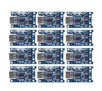 Zhdbchyuu 12Pcs Type-C 18650 Lithium Battery Charger Module 5V 1A Charging Board with Dual Protection Functions for DIY Projects